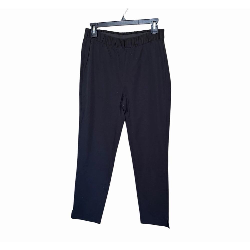 Eileen Fisher Black Stretch Twill Ankle Pants XSP Petite Pull On NWT Classic - Picture 2 of 16